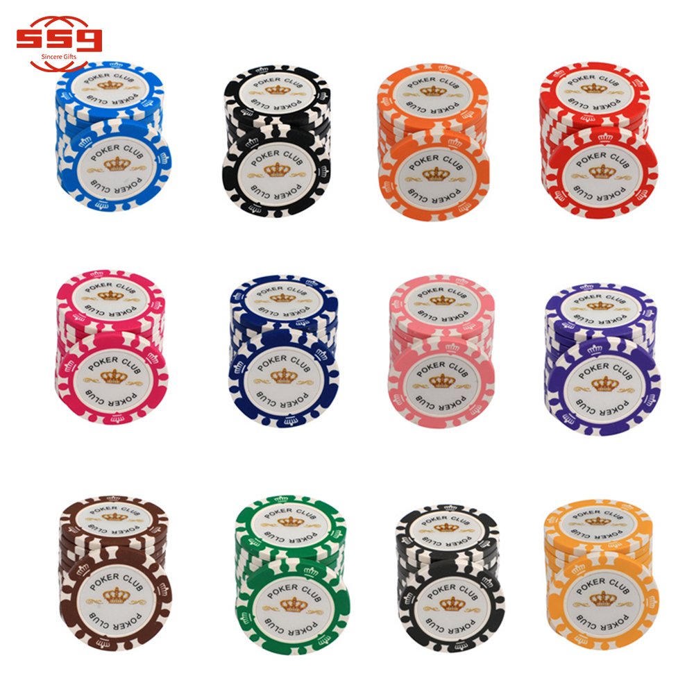Custom High Quality 14g Casino Ceramic Clay Poker Chips, Cheap Poker Chips Set