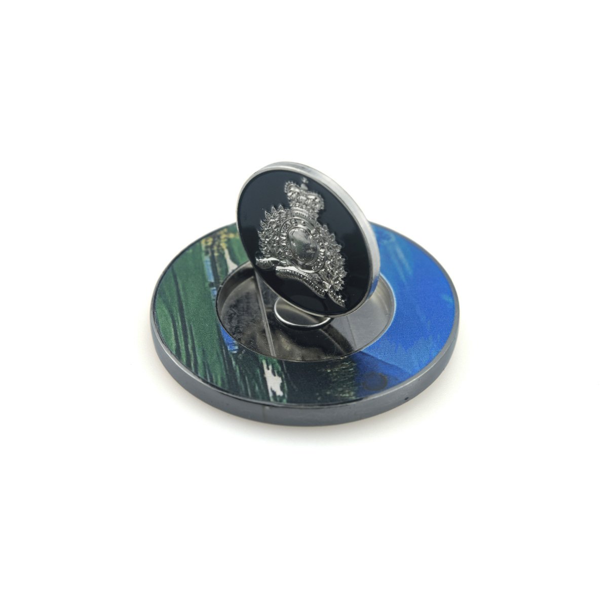 2024 Luxury Stainless Steel Custom Logo Metal Golf Poker Chip Funny Coins Magnetic Marks 3d 40mm 43mm Golf Ball Marker