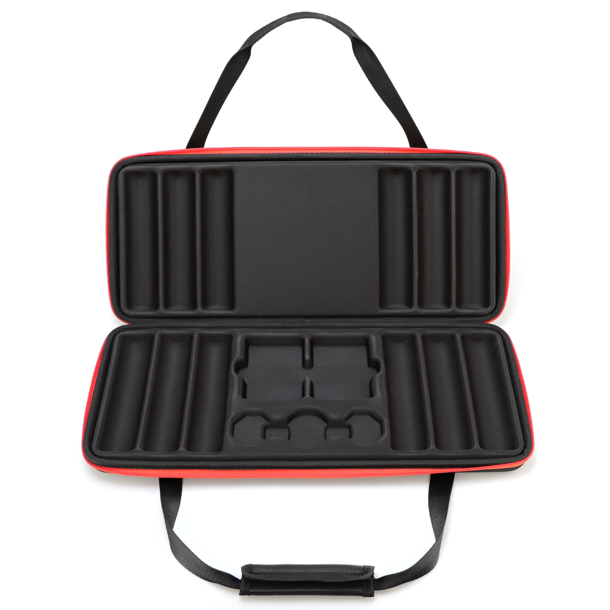Custom Oxford Fabric 500 Poker Chip Game Bag with Tray, Carrying Casino Poker Chips Case