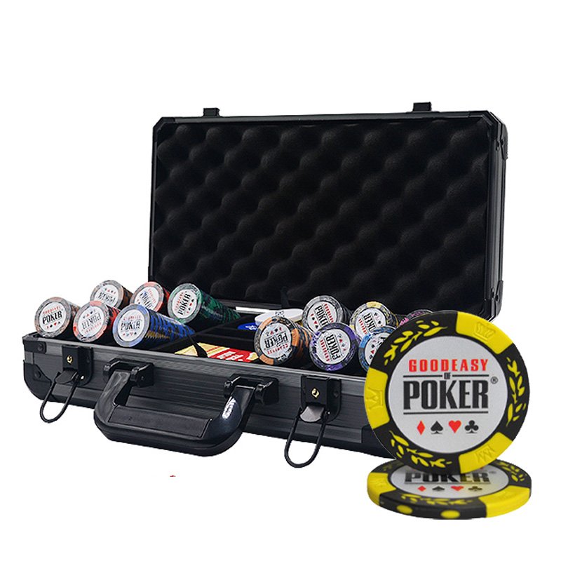 Hot Sell Ceramic Poker Chips Printer Set Leather Case Coin Custom Texas Professional Poker Chips 10g Ept Factory Supplier