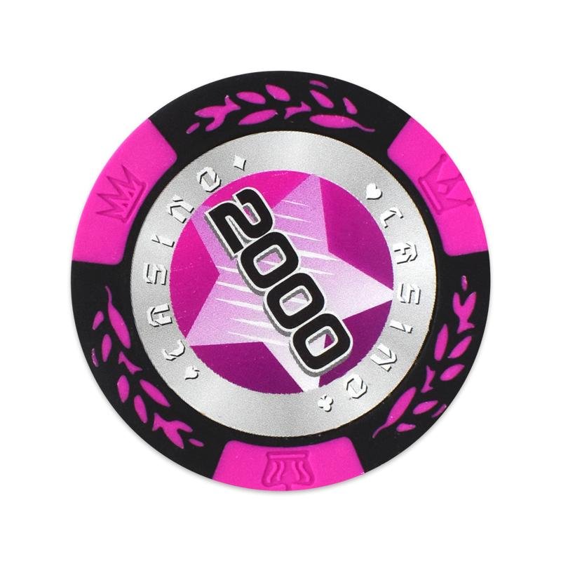 YH Clay Classic Casino Chips 5 Colors Texas poker chips set