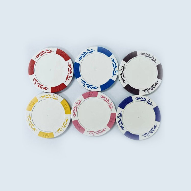 Ready To Ship 40mm Clay Material Blank Poker Chips