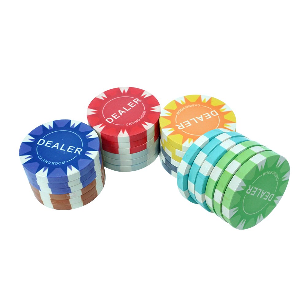 48.5mm*5.5mm Best Customized Ceramic Poker Chips Dealer Button Free Design and Samples Factory