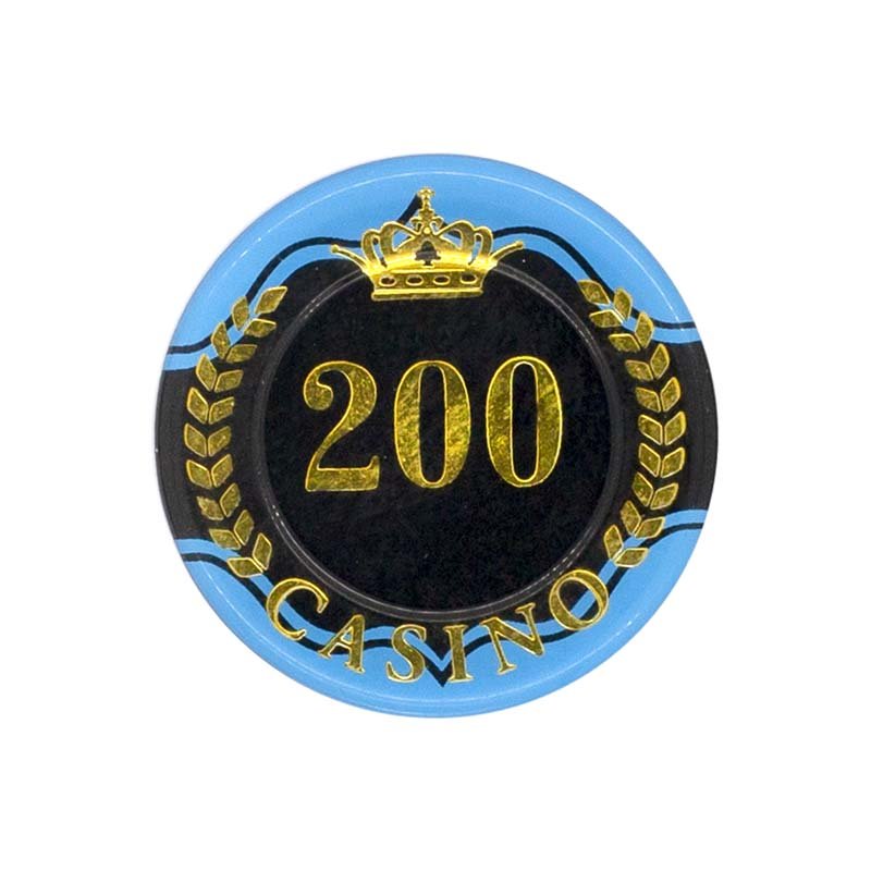 Luxury high-quality acrylic gambling poker chips Custom multi-color acrylic poker chips