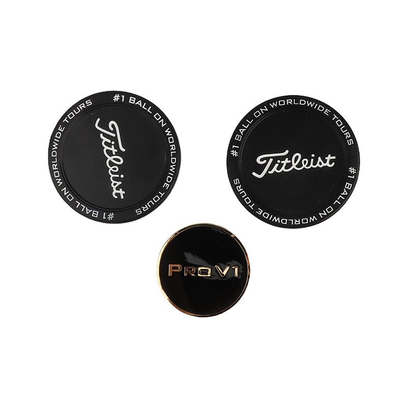Factory Wholesale golf ball marker custom logo golf ball marker