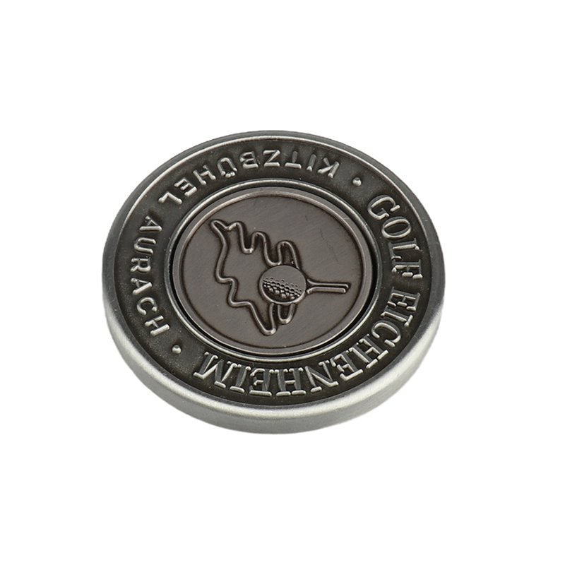 Factory Wholesale golf ball marker custom logo golf ball marker