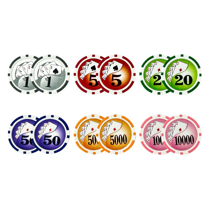 ABS poker chip custom wholesale factory clay ceramic cheap token