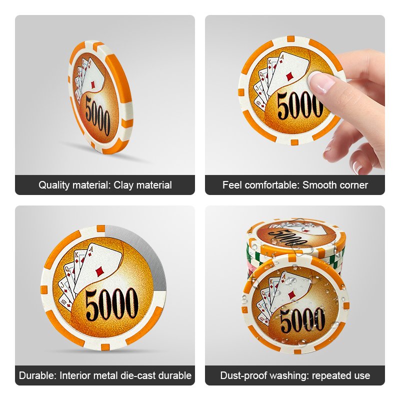 ABS poker chip custom wholesale factory clay ceramic cheap token