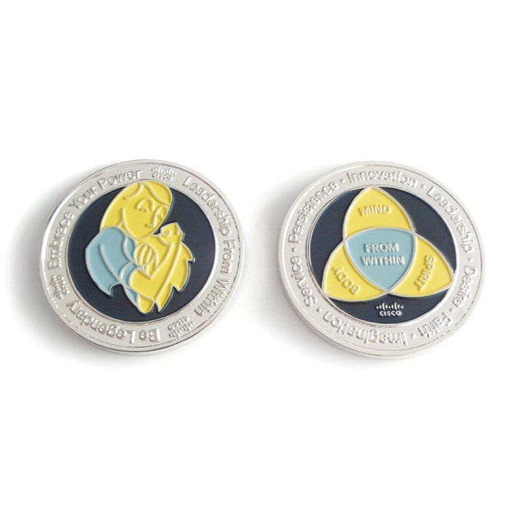 Premium European Soft Enamel Coin Gift Metal Coins Game Professional Luxury Customized Poker Chips Gold Coin with Box