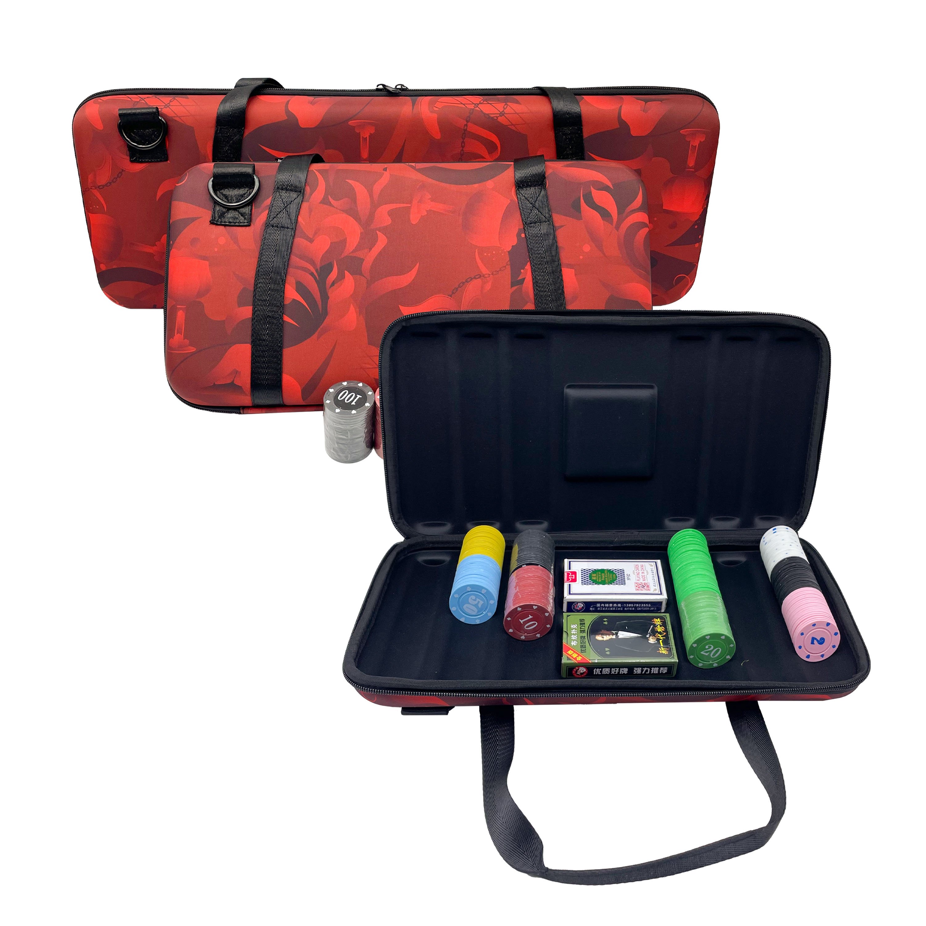 Eva Poker Chip Bag Hardshell Protective Portable Tote Switch Game Console Bag Kit