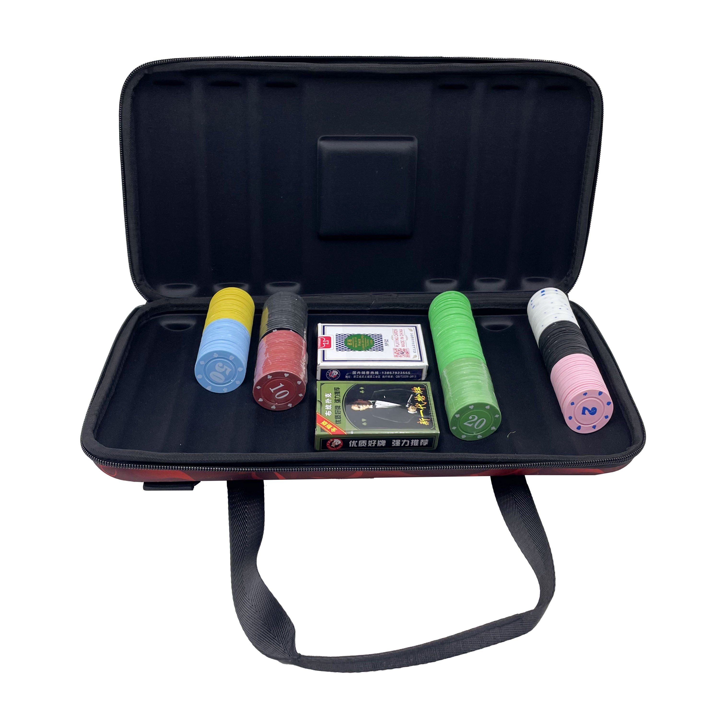 Eva Poker Chip Bag Hardshell Protective Portable Tote Switch Game Console Bag Kit