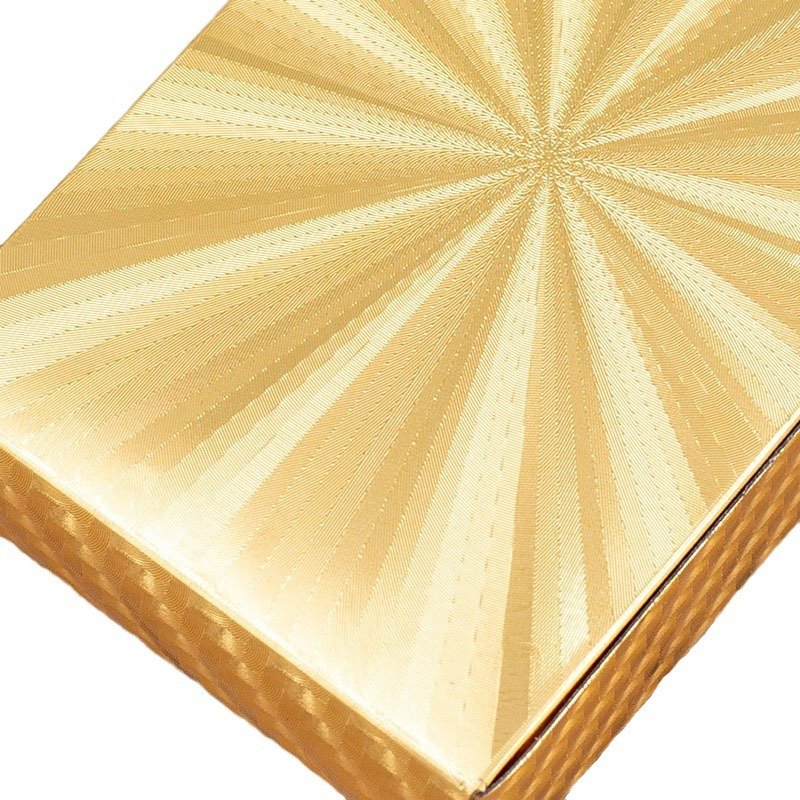 Hight Quality Gold Waterproof Gold Foil Gold Texas Card Guandan Card Game Table Cards Customized