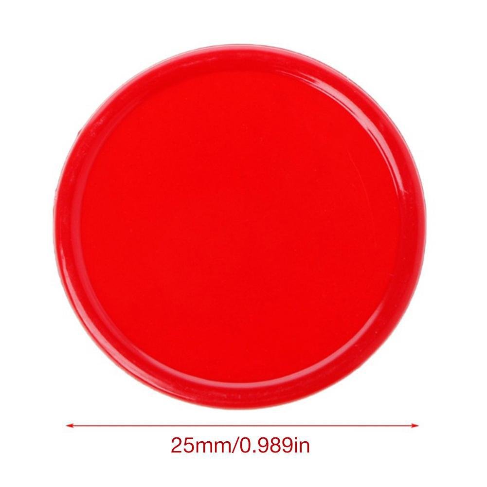 25mm Token Exchange Coins No-face-value Plastic game coin Points Coins ABS Poker Chips for Mahjong Texas Hold'em Poker Game