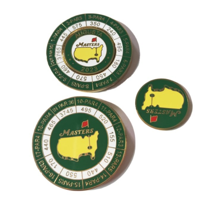 Factory Direct Sale Metal Magnetic Golf Ball Marker Custom poker chips Casino chips Masters poker chip Golf Ball Markers