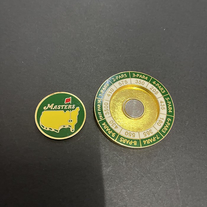 Factory Direct Sale Metal Magnetic Golf Ball Marker Custom poker chips Casino chips Masters poker chip Golf Ball Markers