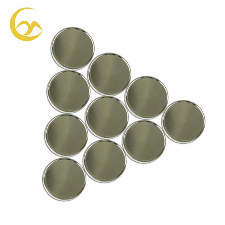 Metal blank ball marker printed logo domed sticker ball marker golf