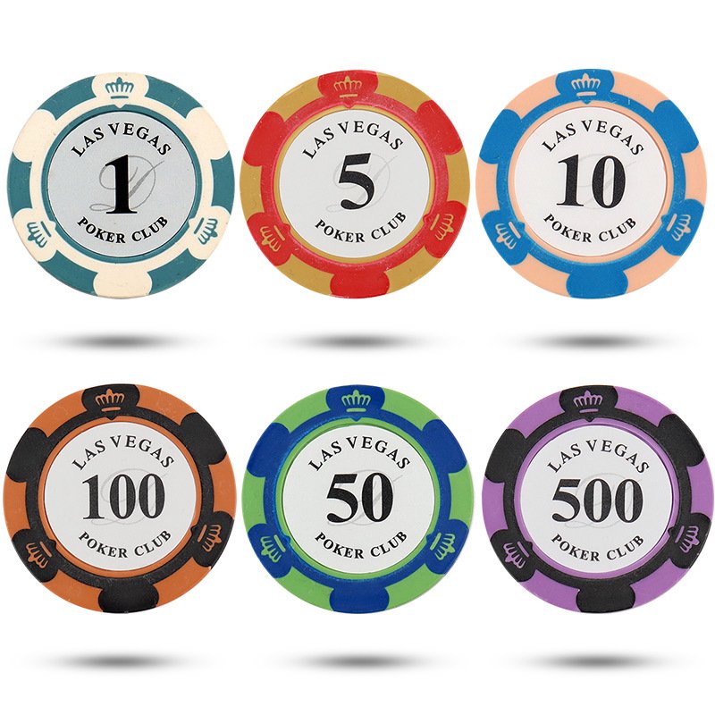 Custom High Quality 12g 14g Casino Ceramic Clay Poker Chips, Cheap Poker Chips Set
