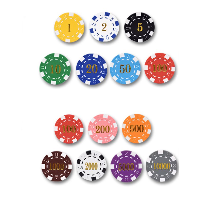 Custom High Quality 12g 14g Casino Ceramic Clay Poker Chips, Cheap Poker Chips Set