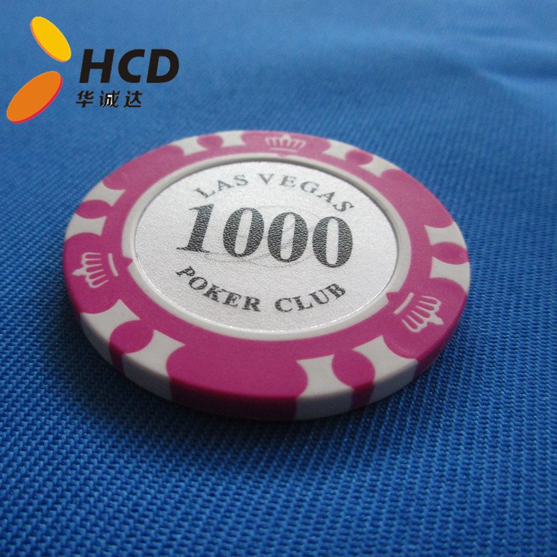 Two-tone crown poker chips,Poker chips,Custom poker chips