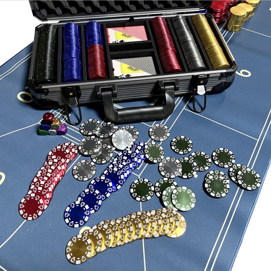 High Quality VastGifts Wholesale Personalize Logo Ceramic metal aluminum Poker Chips for Promotion Game