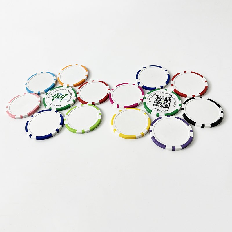 Wholesales ABS Custom Golf Ball Marker Golf Poker Chips