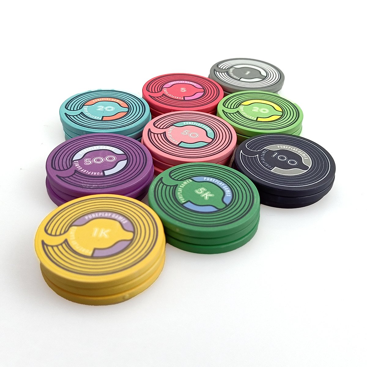Free Design Free Sample 10g Ceramic Poker Chip Color Focus Chps The Ultimate With Denomination