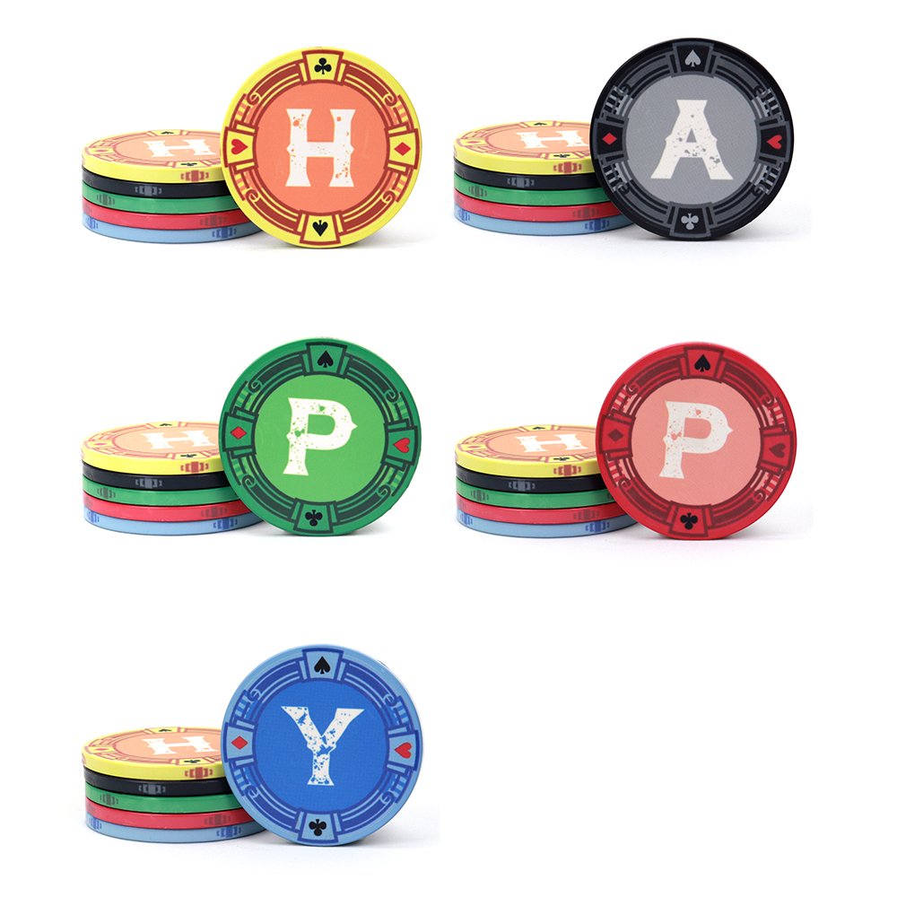 Casino Custom Poker Floral Printed Ceramic Chip 39mm Poker Tournament Token Souvenir