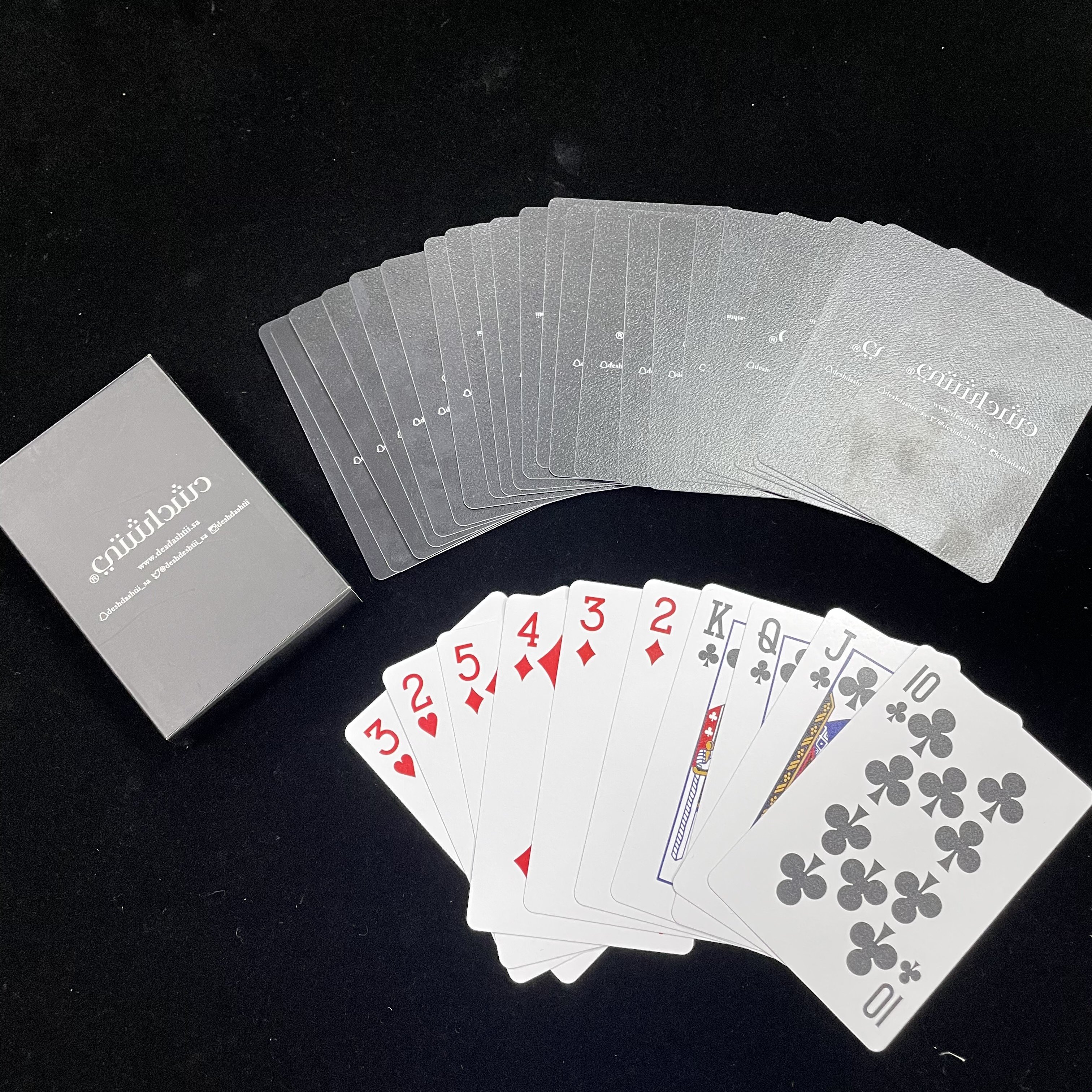 Customized Playing Cards High Quality Printed Waterproof 100% Plastic Pvc Poker Playing Cards for Wholesale
