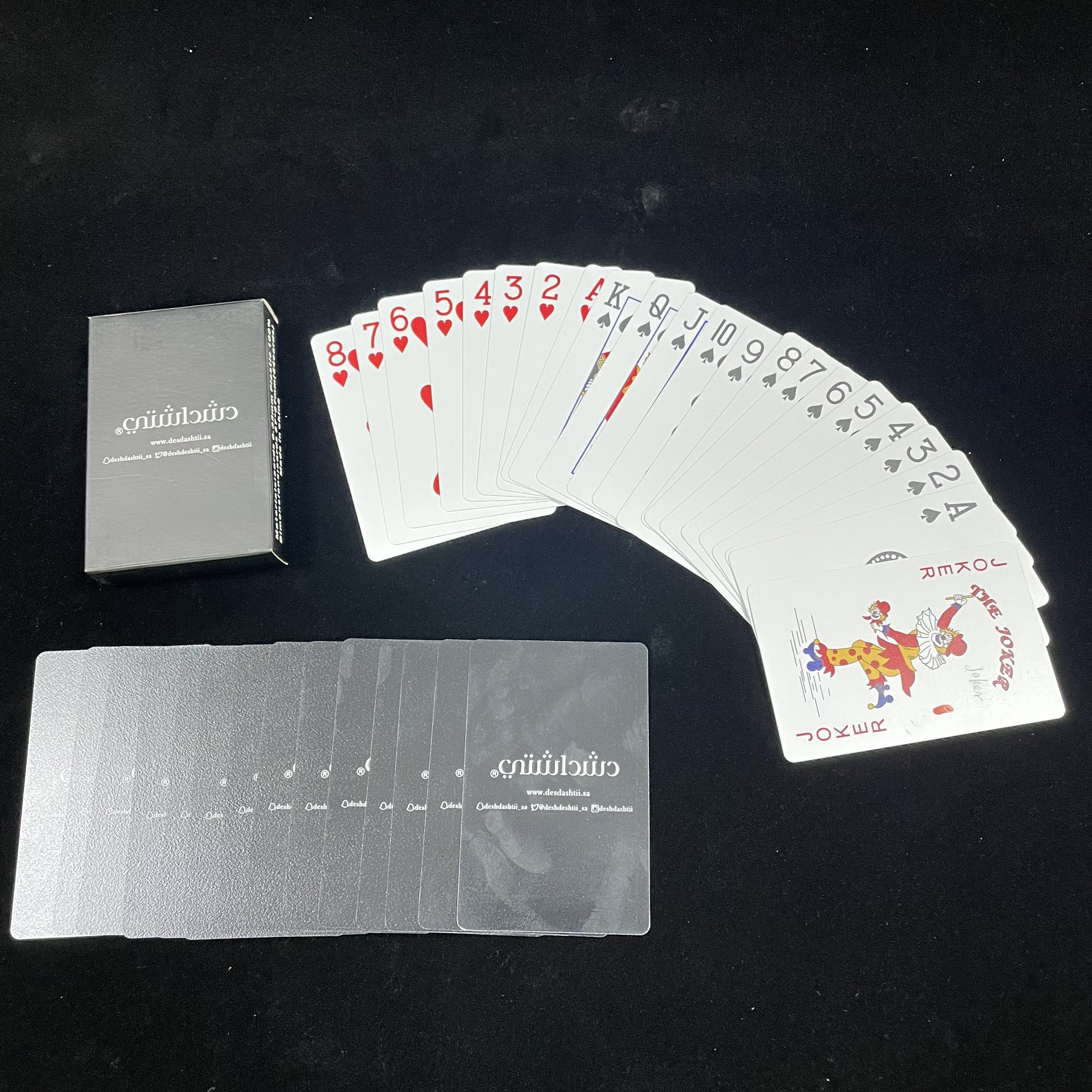 Customized Playing Cards High Quality Printed Waterproof 100% Plastic Pvc Poker Playing Cards for Wholesale