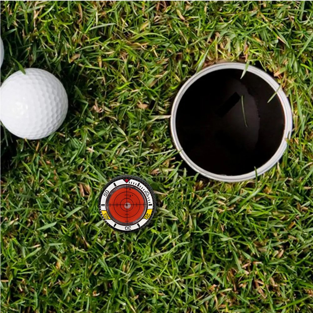 Complete Golf Gift Set Putting Aid Green Reader Magnetic Iron Poker Chip Ball Markers Hat Clips