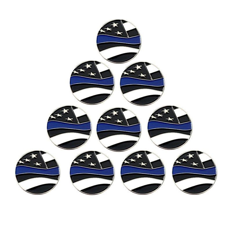 High Quality Customization Solft or Hard Enamel Golf Accessories Gifts Magnetic Golf Ball Marker