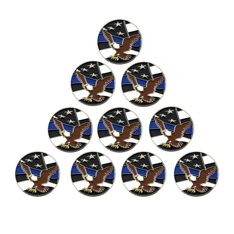 High Quality Customization Solft or Hard Enamel Golf Accessories Gifts Magnetic Golf Ball Marker