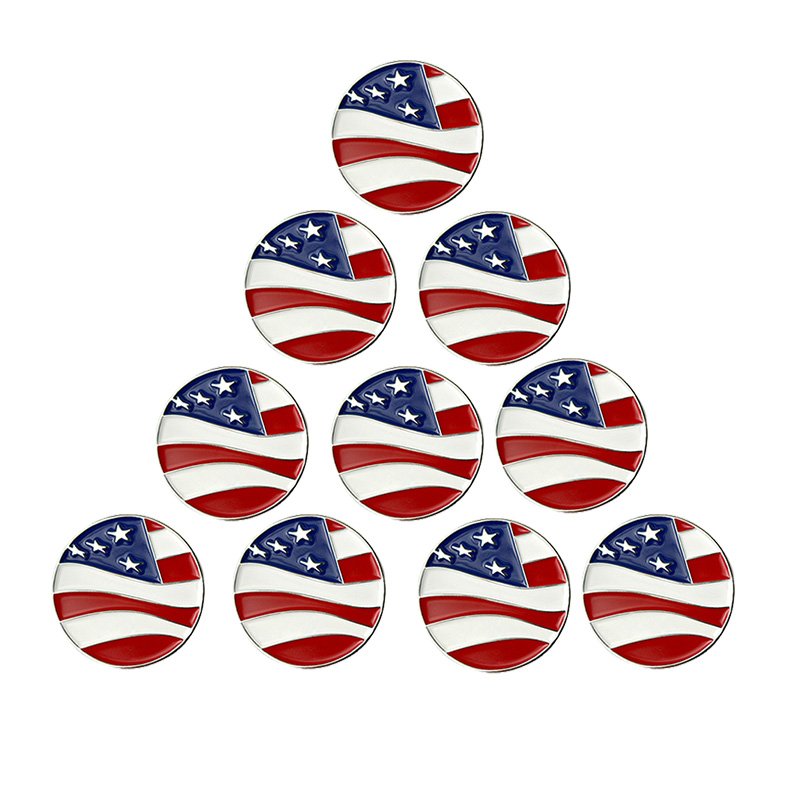 High Quality Customization Solft or Hard Enamel Golf Accessories Gifts Magnetic Golf Ball Marker