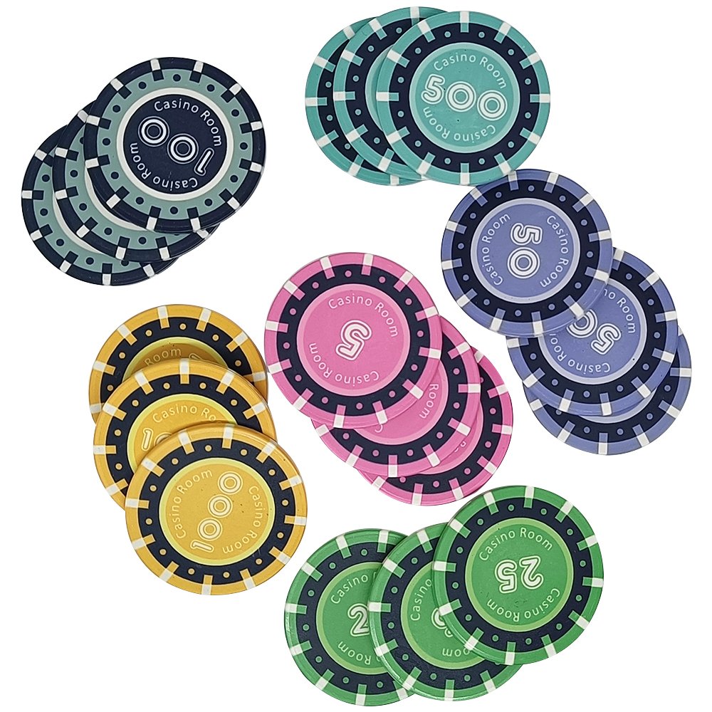 Hot Sale Free Design Professional 39mm ceramic poker chips custom poker chips from factory directly