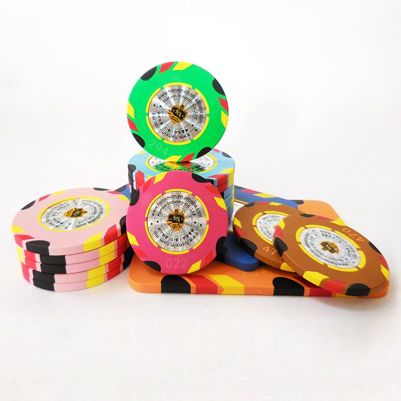 High Quality Nylon Casino Chip Custom Fichas Numeradas De Cash Poker Chip