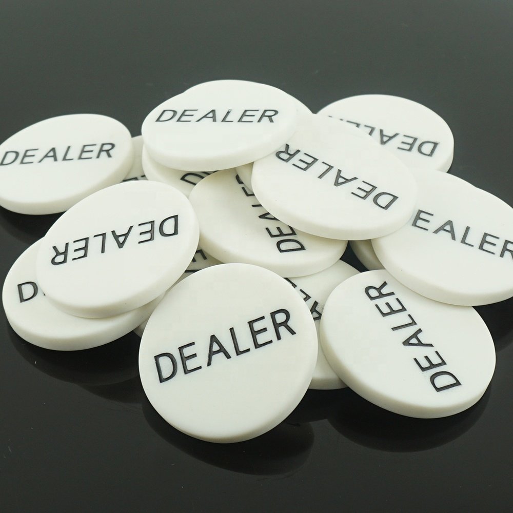 Poker Chips Dealer Big Blind All in Buttons For Party Casino Poker Card Game Props