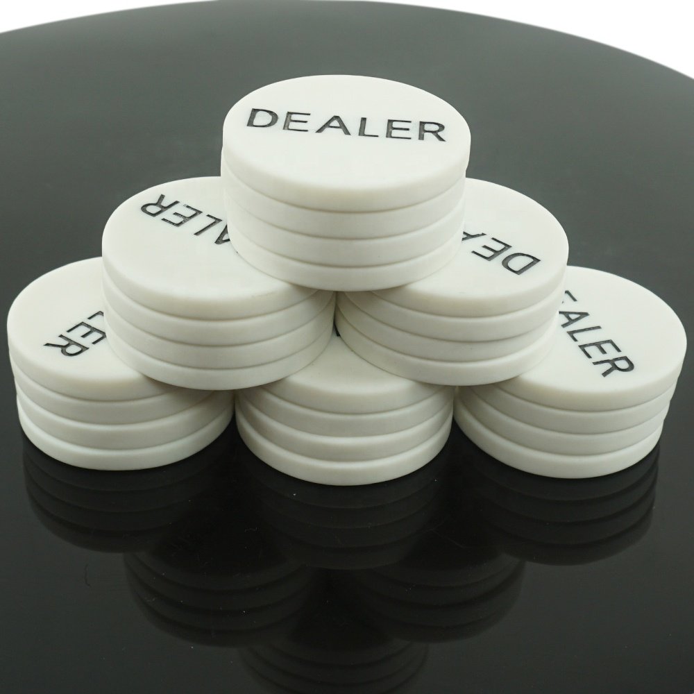 Poker Chips Dealer Big Blind All in Buttons For Party Casino Poker Card Game Props