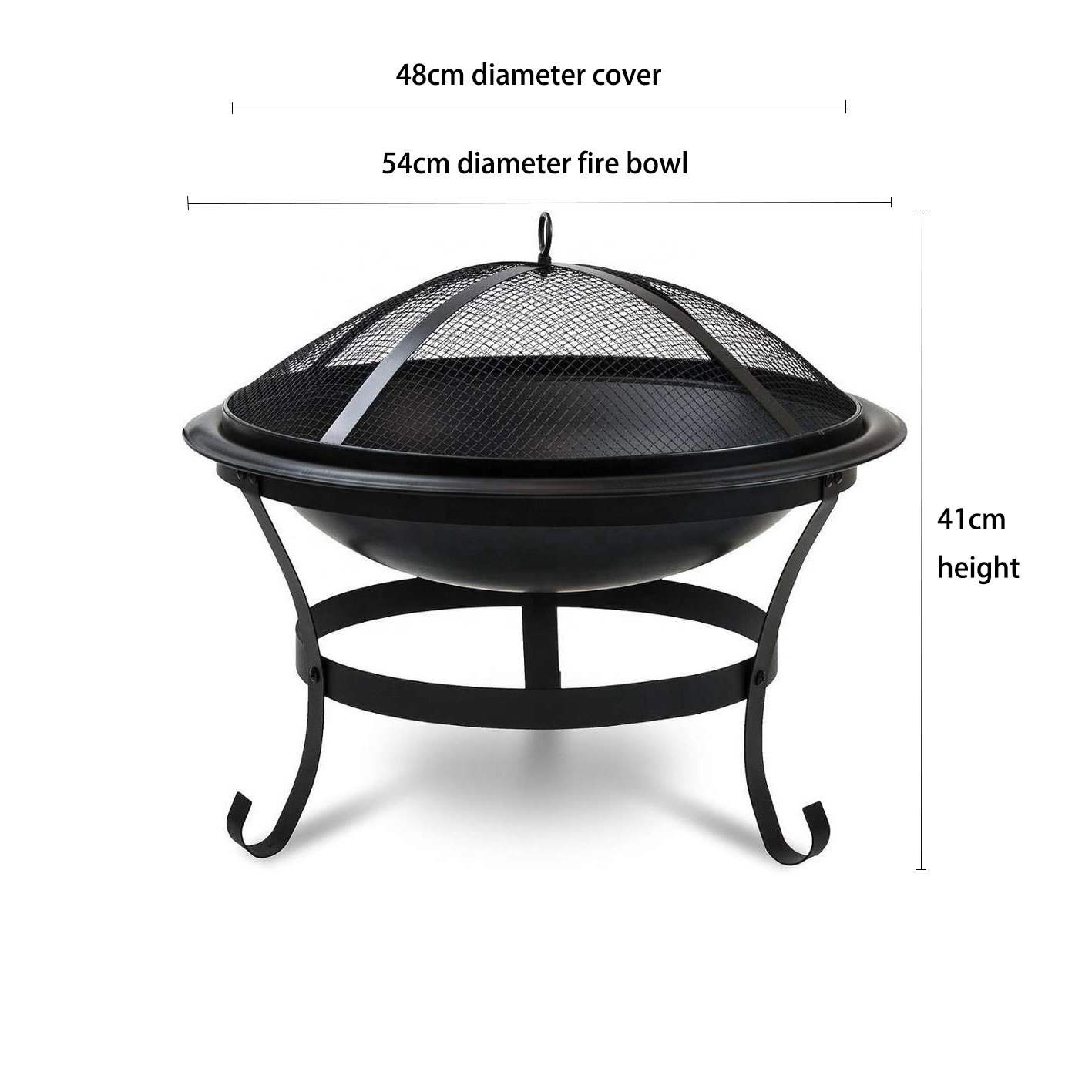 BSCI Garden Suppliers 22inch Camping Firebowl Outdoor Fire Pit