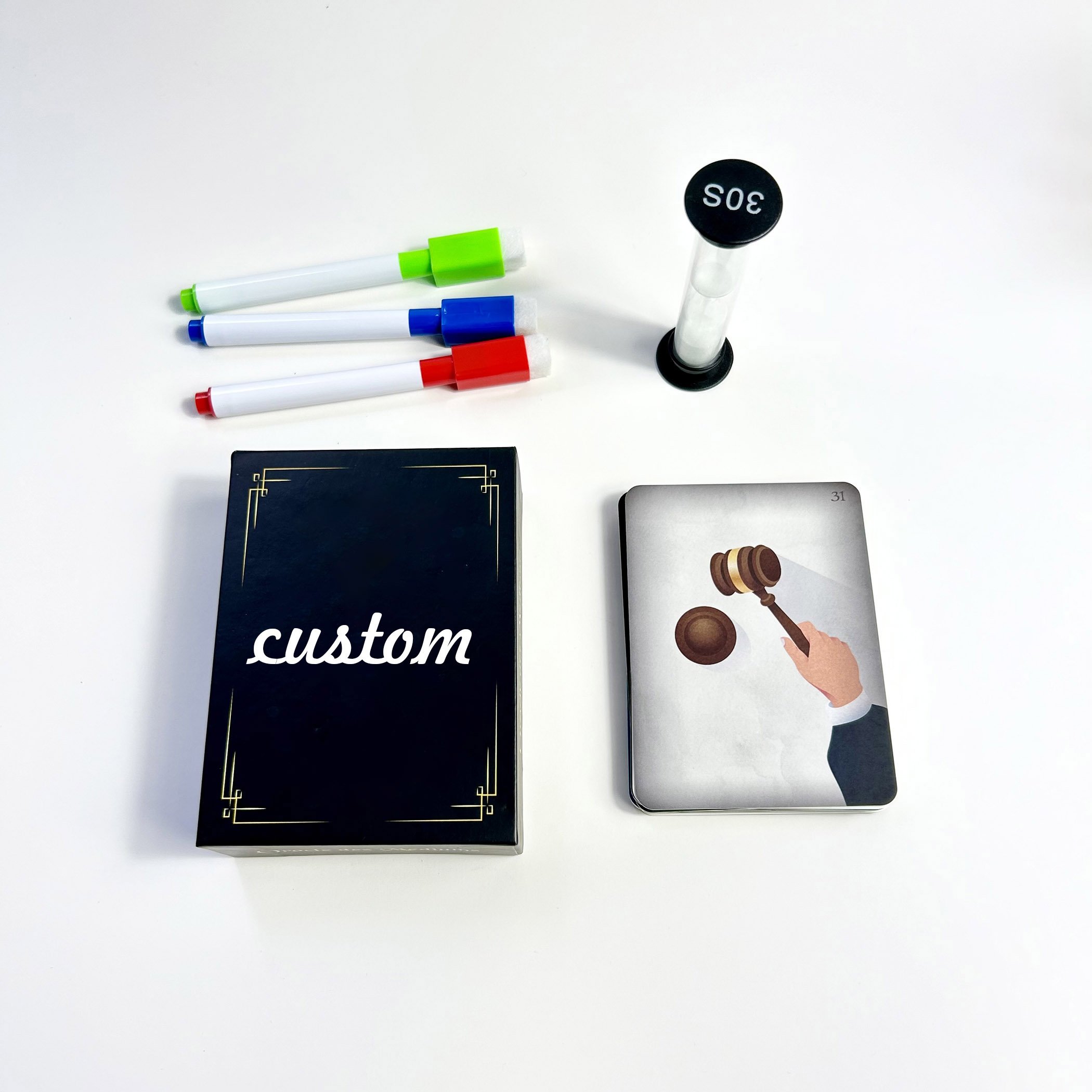 Wholesale Poker And Tarot Divination Cards Custom Playing Card Game Set With Guidebook And Paper Boxes