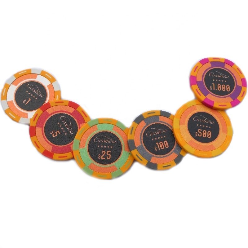UV MARK printing clay 14G poker chips