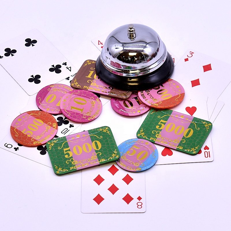 YH High Quality Casino Standard Poker Chips 760 pcs Poker Cards Game Set Portable Aluminum Case Poker Chips Set