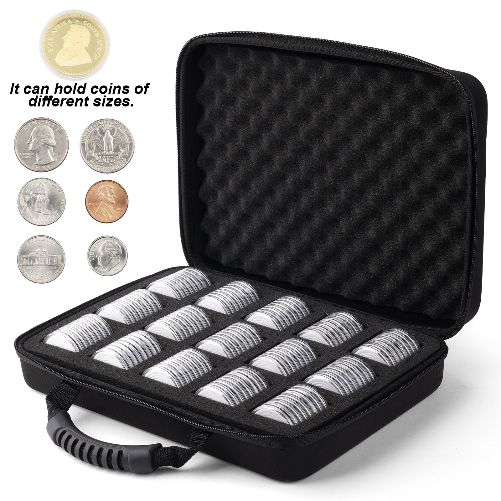 Custom EVA Poker Chips hard shell Empty Case Holder empty poker chip gamble case with foam padding