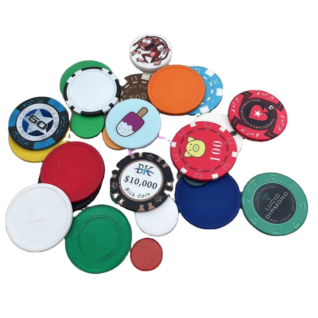 Hot selling poker chips 14g custom ceramic casino poker chips