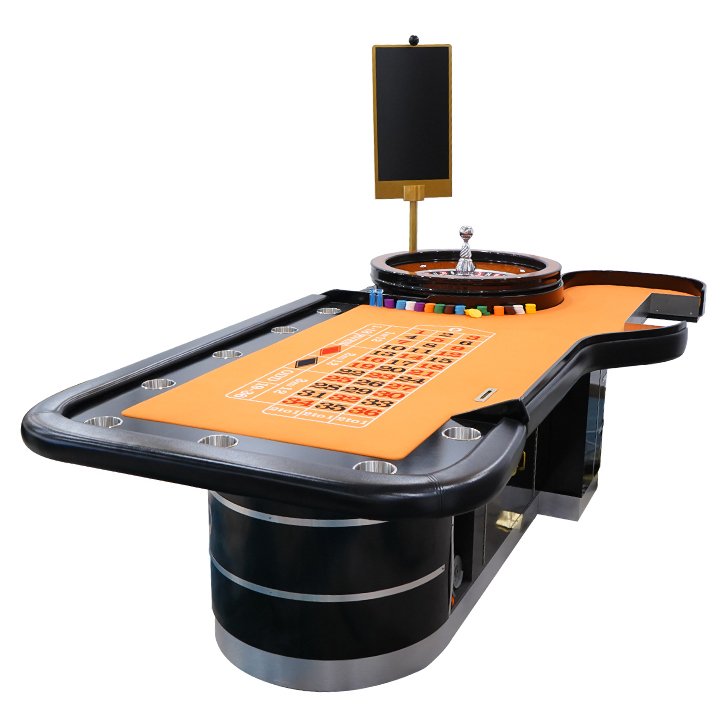 Beibeiying Baccarat Blackjack Texas Poker Chips Customize Luxury Wooden Casino Roulette Wheels Game Tables