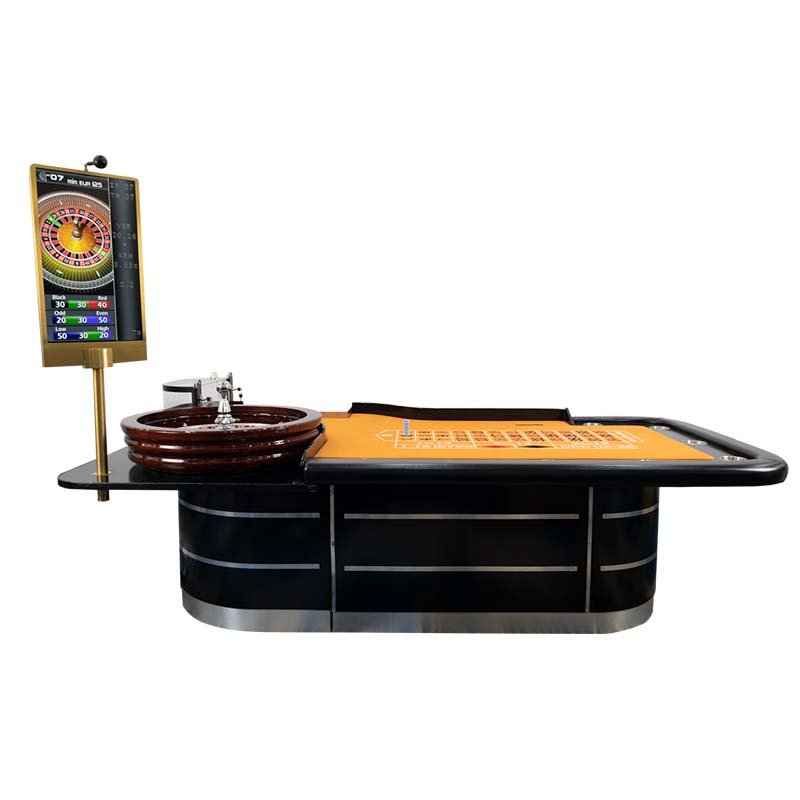 Beibeiying Baccarat Blackjack Texas Poker Chips Customize Luxury Wooden Casino Roulette Wheels Game Tables