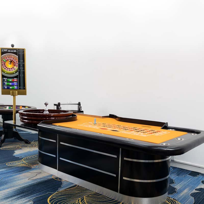 Beibeiying Baccarat Blackjack Texas Poker Chips Customize Luxury Wooden Casino Roulette Wheels Game Tables