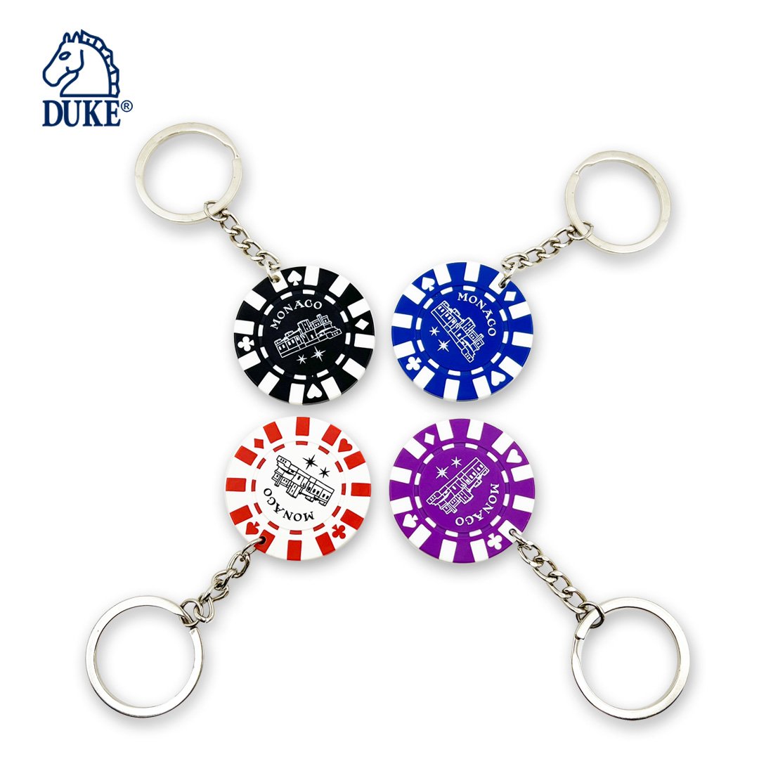 Poker Chip Key Chains