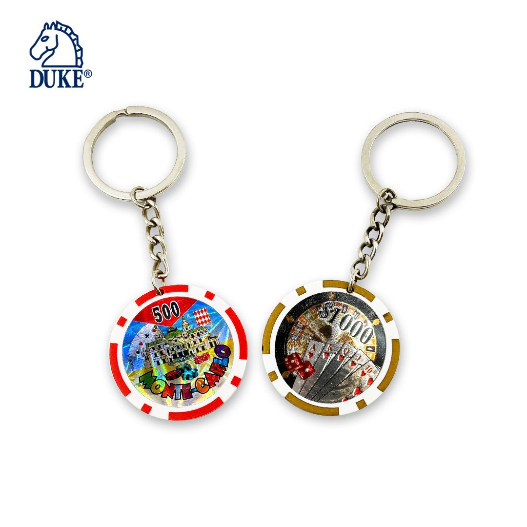 Poker Chip Key Chains