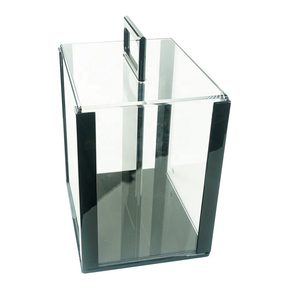 1000 pcs good quality acrylic carrier box for poker chips storage without poker chips