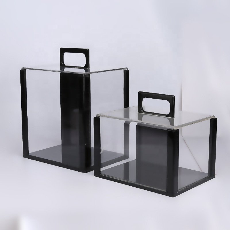 1000 pcs good quality acrylic carrier box for poker chips storage without poker chips